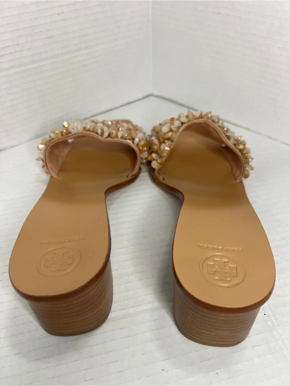 Tory Burch beaded slide
