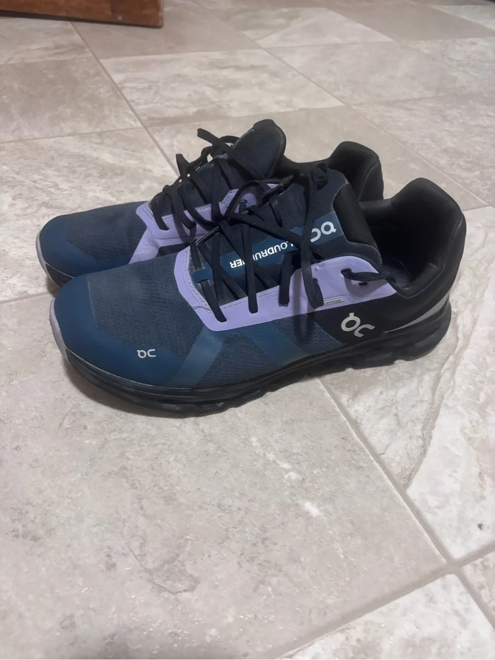 On Running worn less