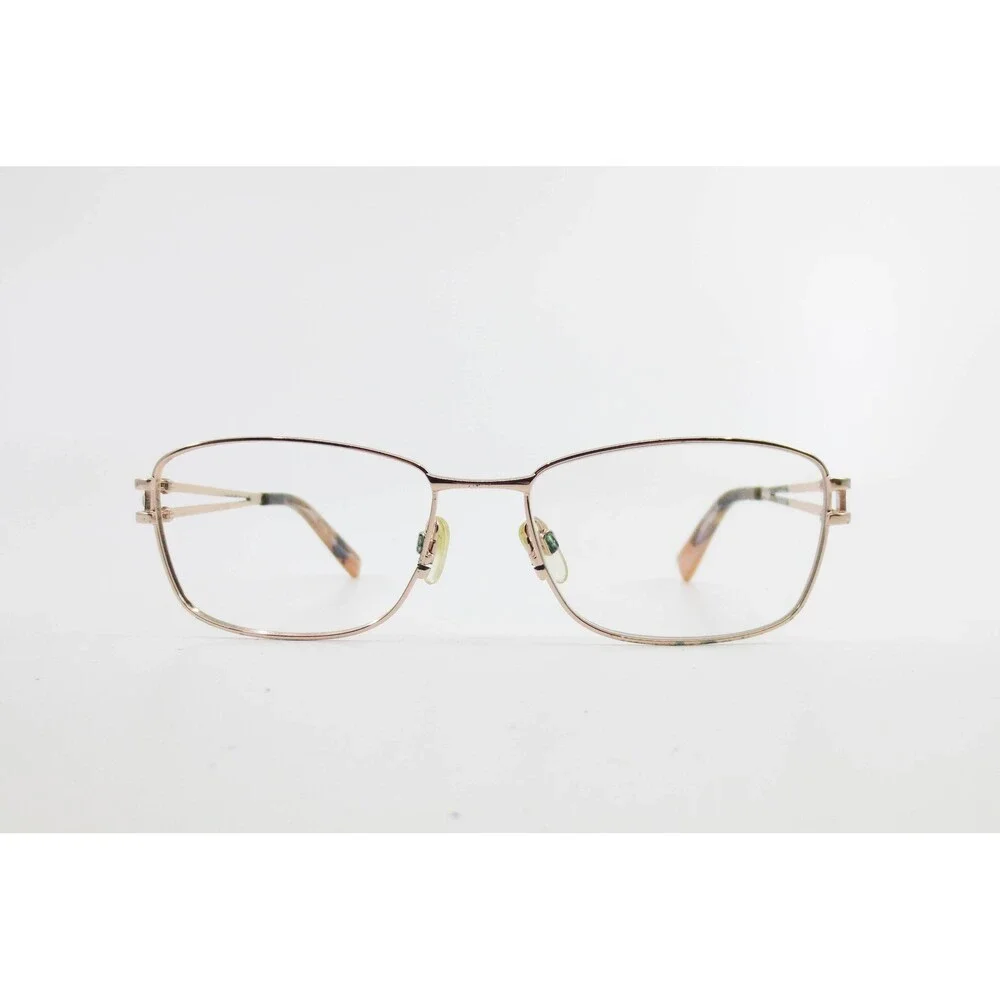 Jones New York Eyeglasses VJON500 Rose Gold Rectangular Frames 53-16-140 Womens