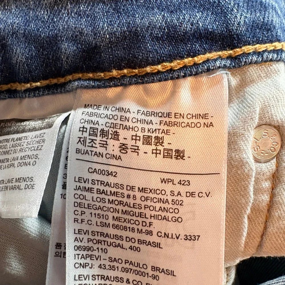 Levis levis leather silhouette