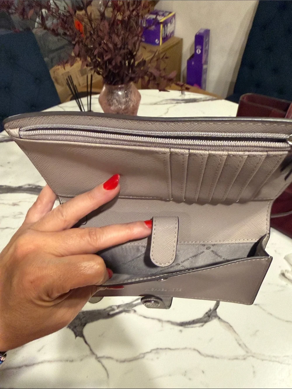 Michael Kors compact saffiano