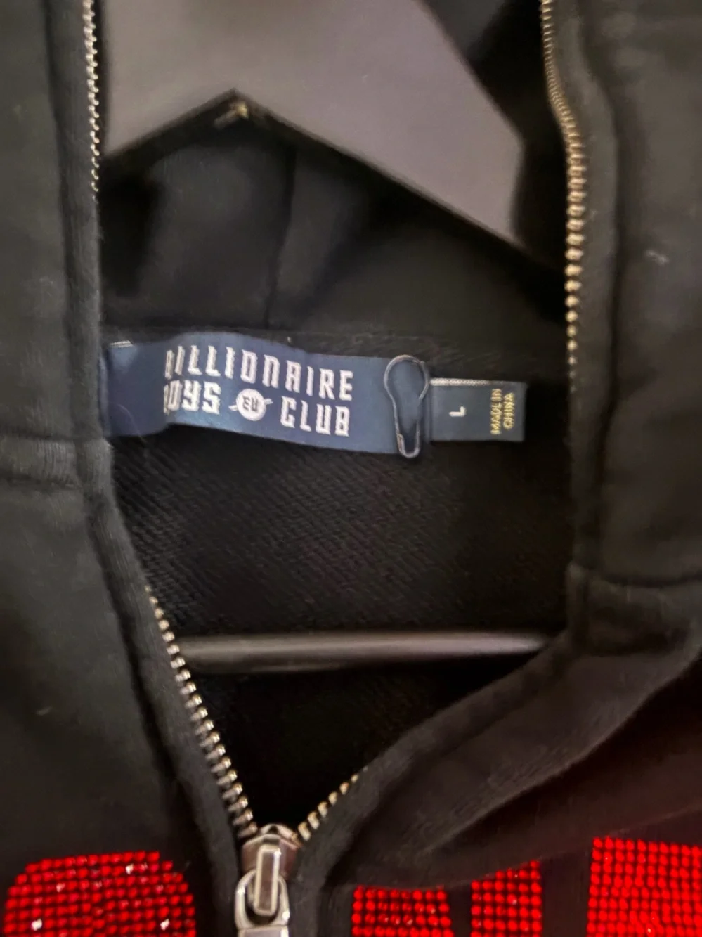 Billionaire Boys Club black zip