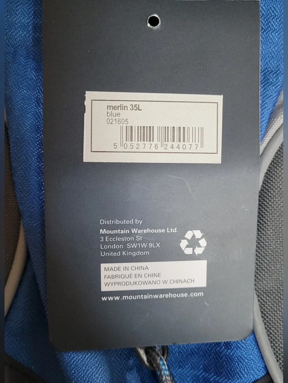 Mountain Warehouse rain resistant