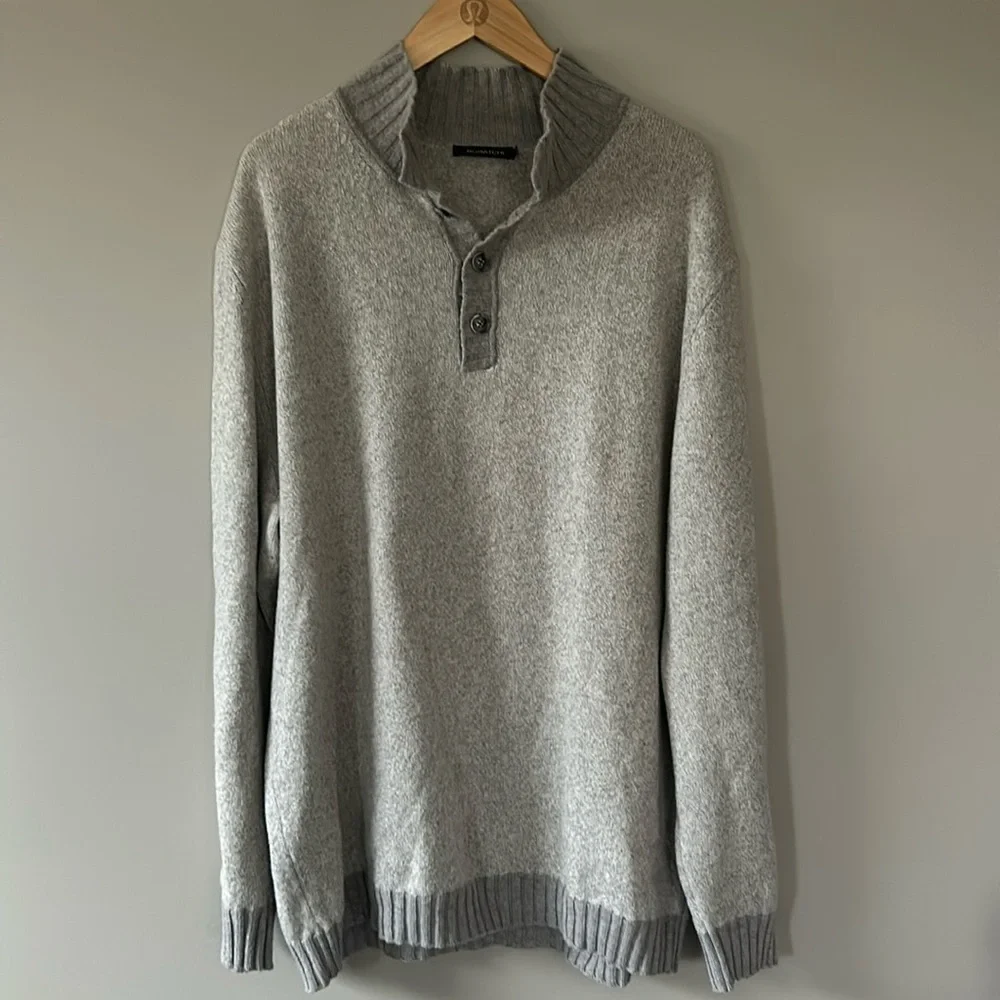 Bugatchi Men’s Wool Henley Style Sweater Sz XL‎
