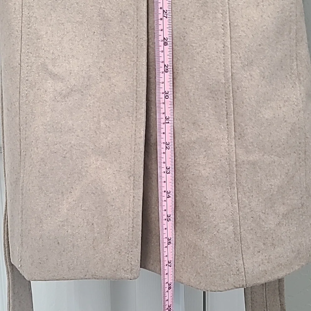 Michael Kors wool tan cream
