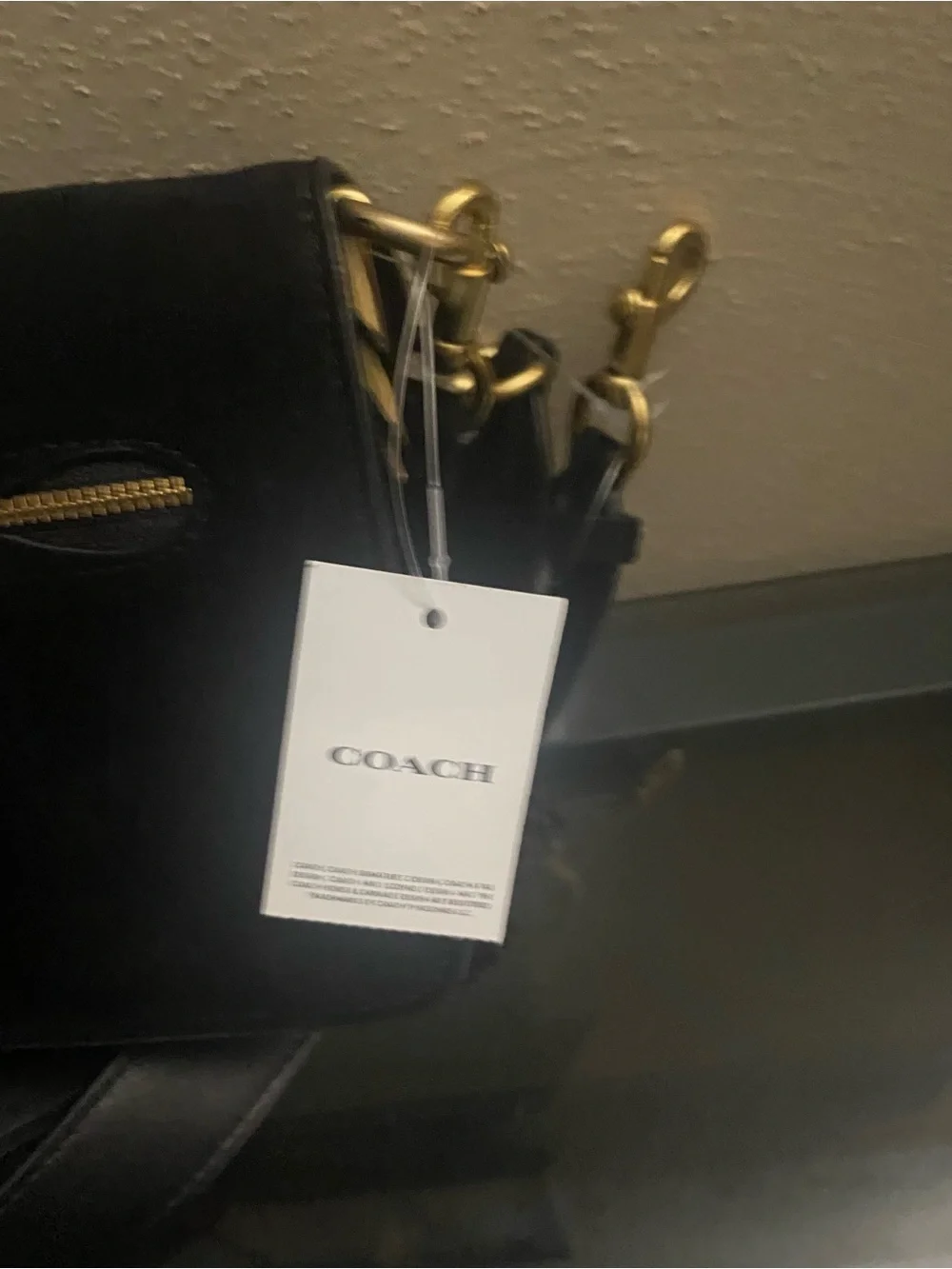 Coach crossbody black