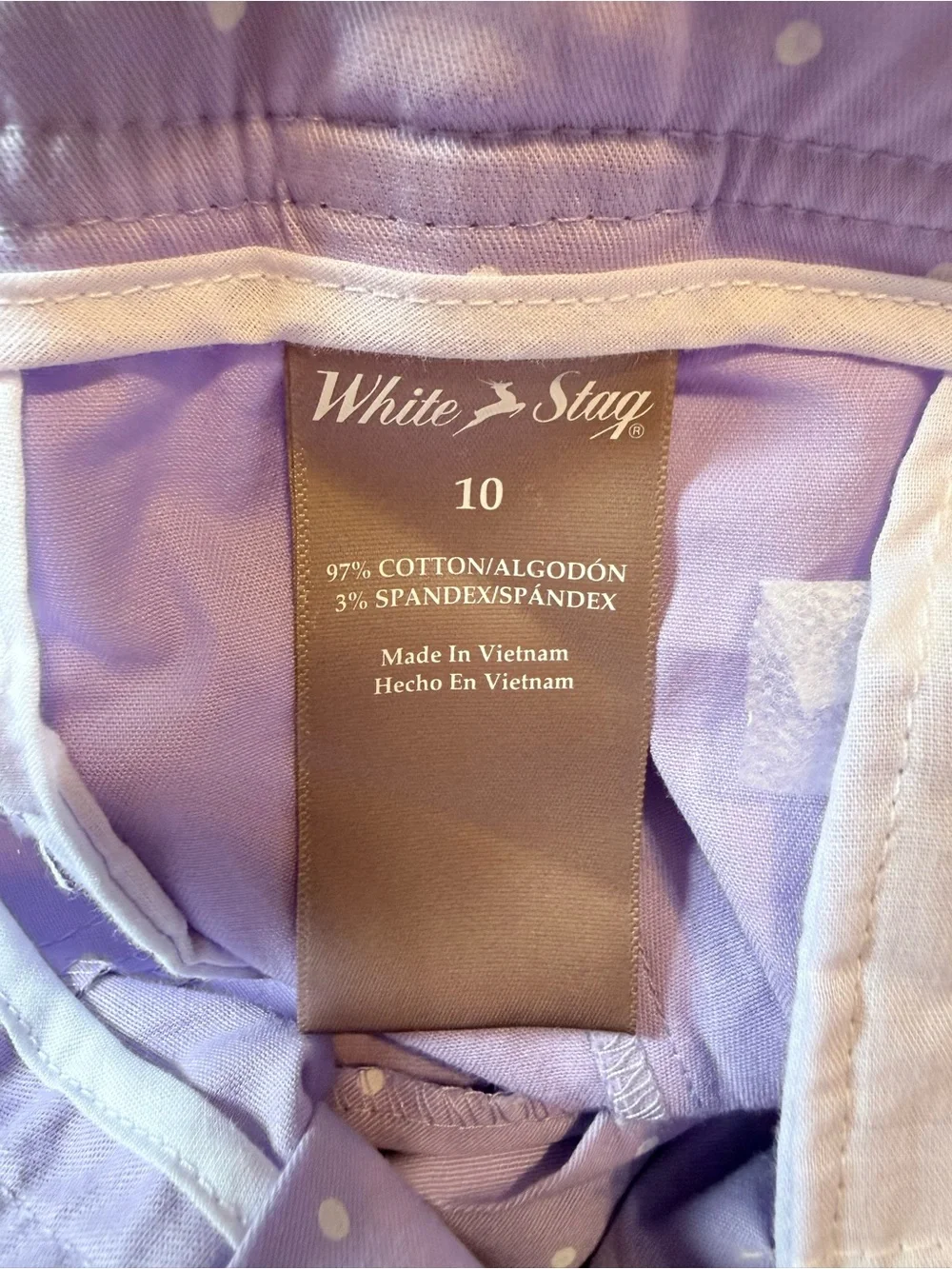 White Stag lavender cargo