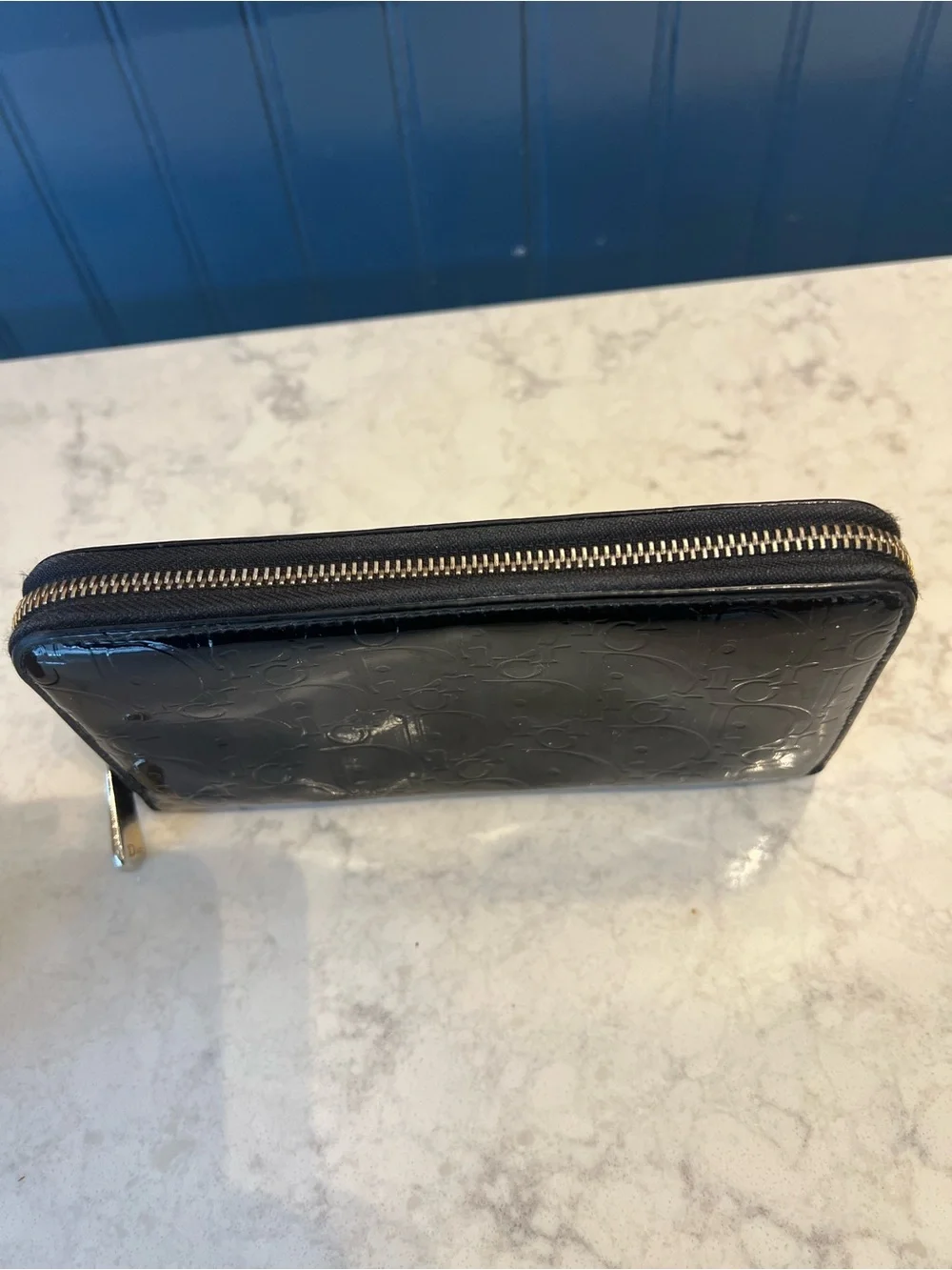 Dior glossy patent