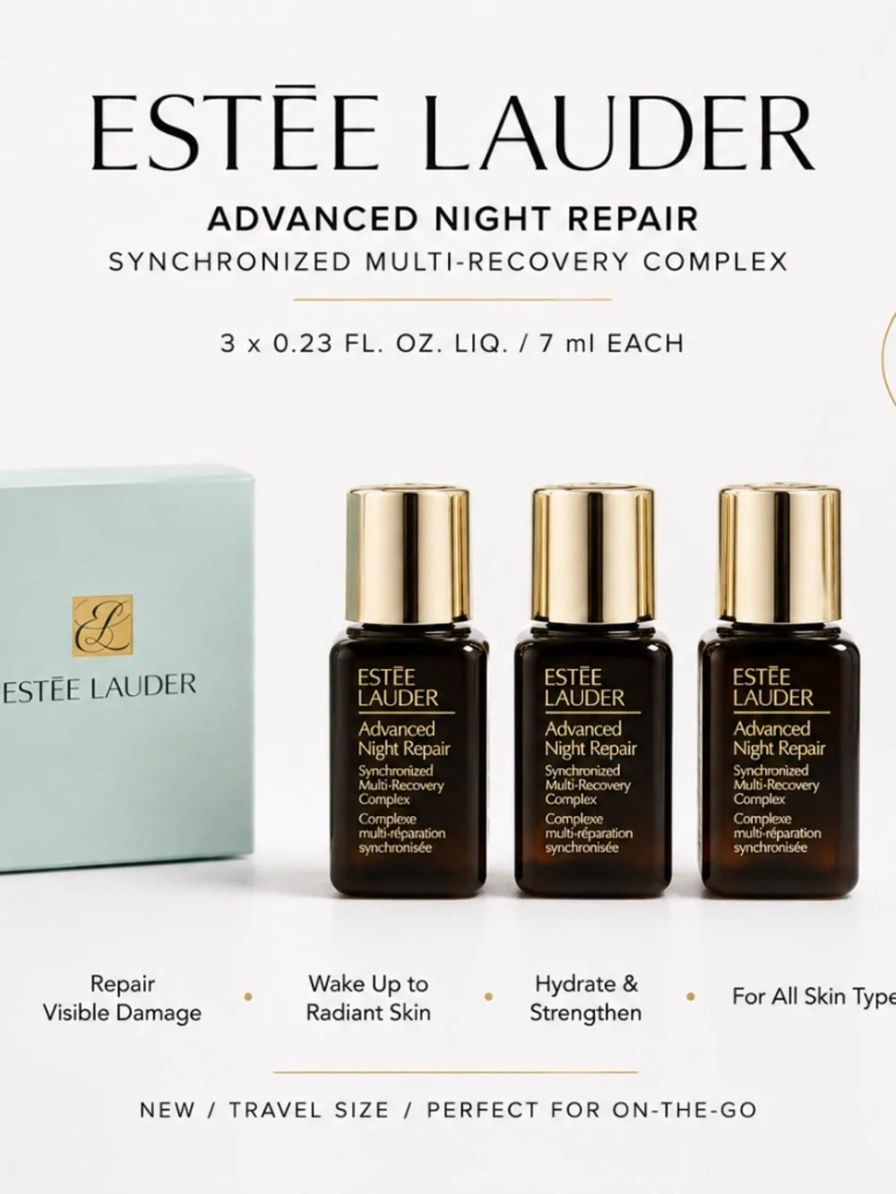 Estée Lauder Advanced Night Repair Serum – Travel Size - Set of 3 - NEW