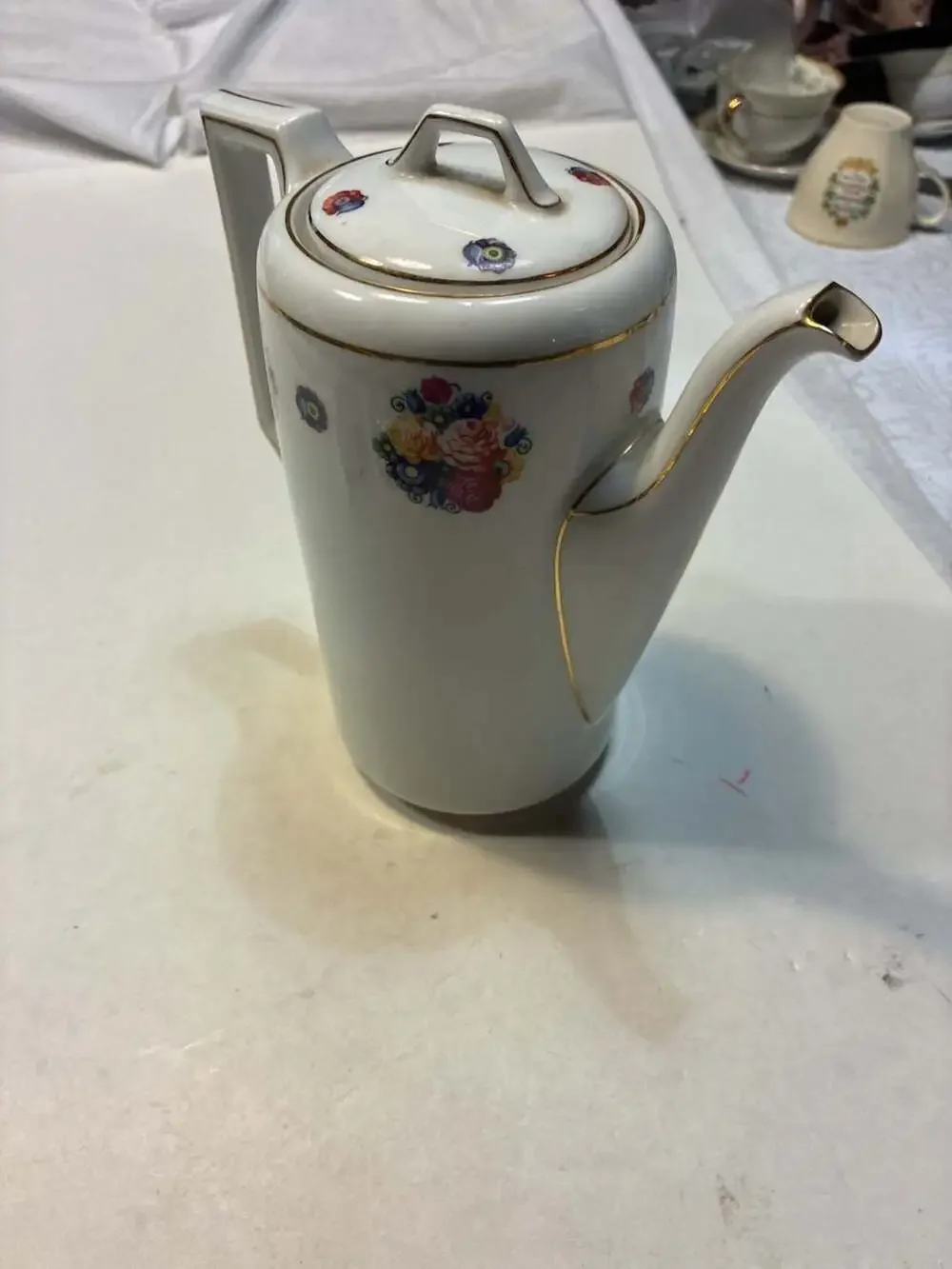 3 piece set Heinrich & Co. (H&C) Selb Bavaria 'Mirzi' Porcelain Coffee Set with