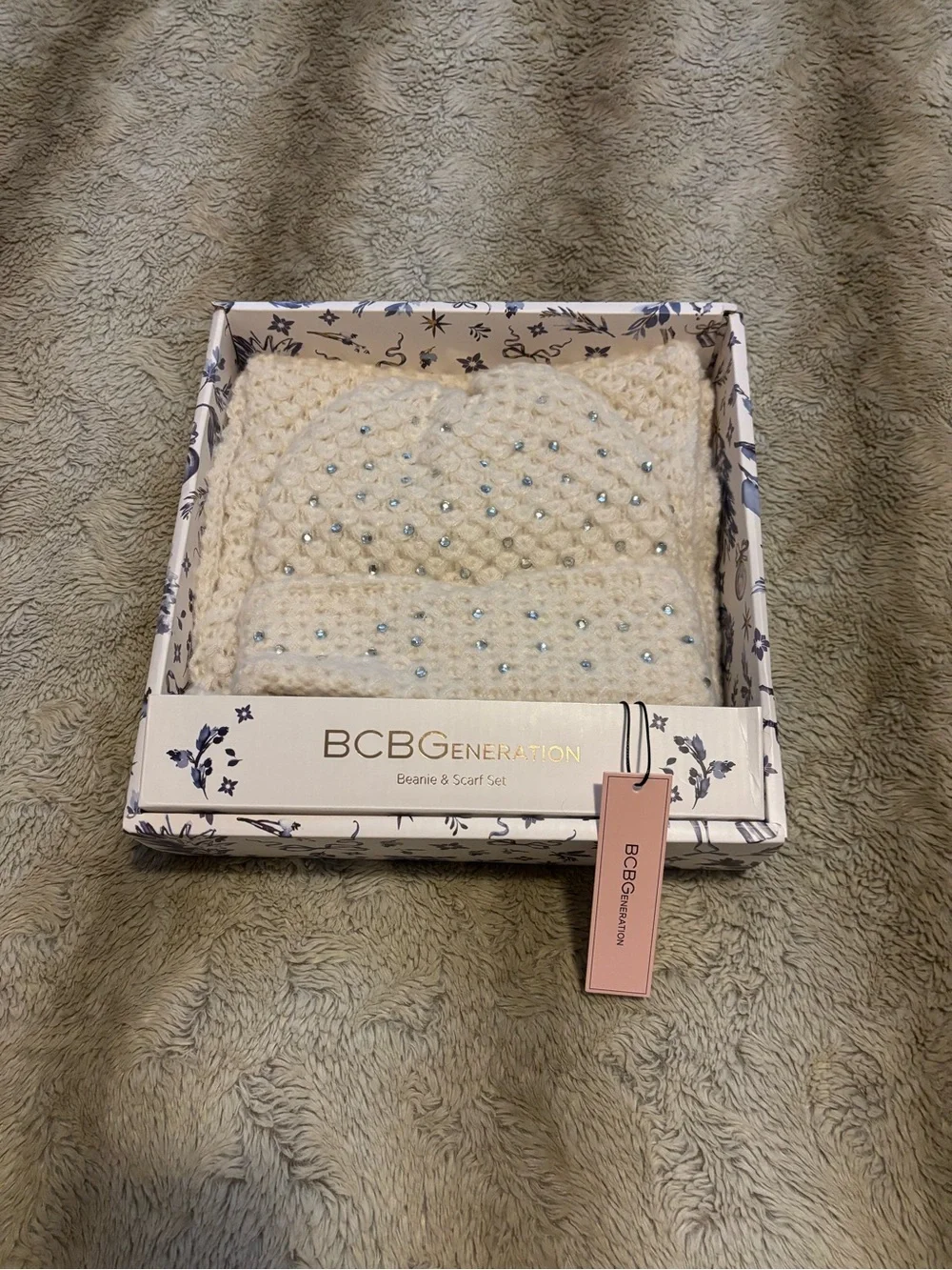 BCBG Scarf and Beanie Set