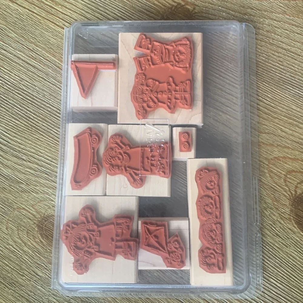Stampin Up! wood kids please
