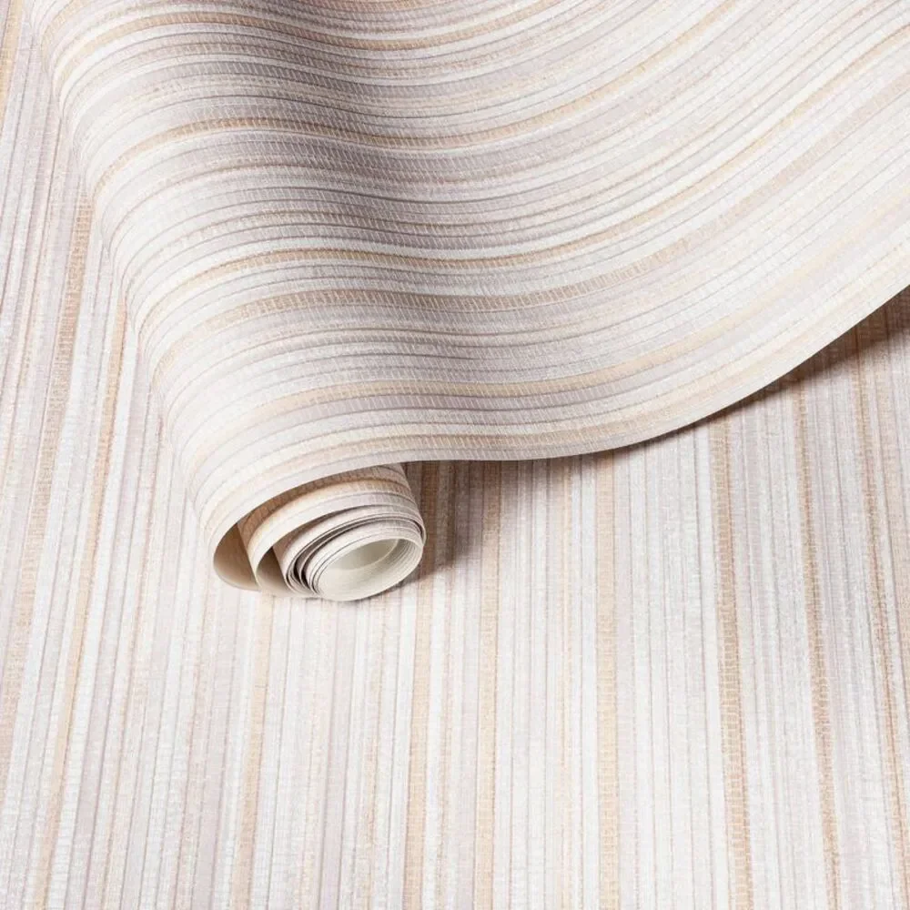 Metallic Grasscloth Peel and Stick Wallpaper Linen - Threshold