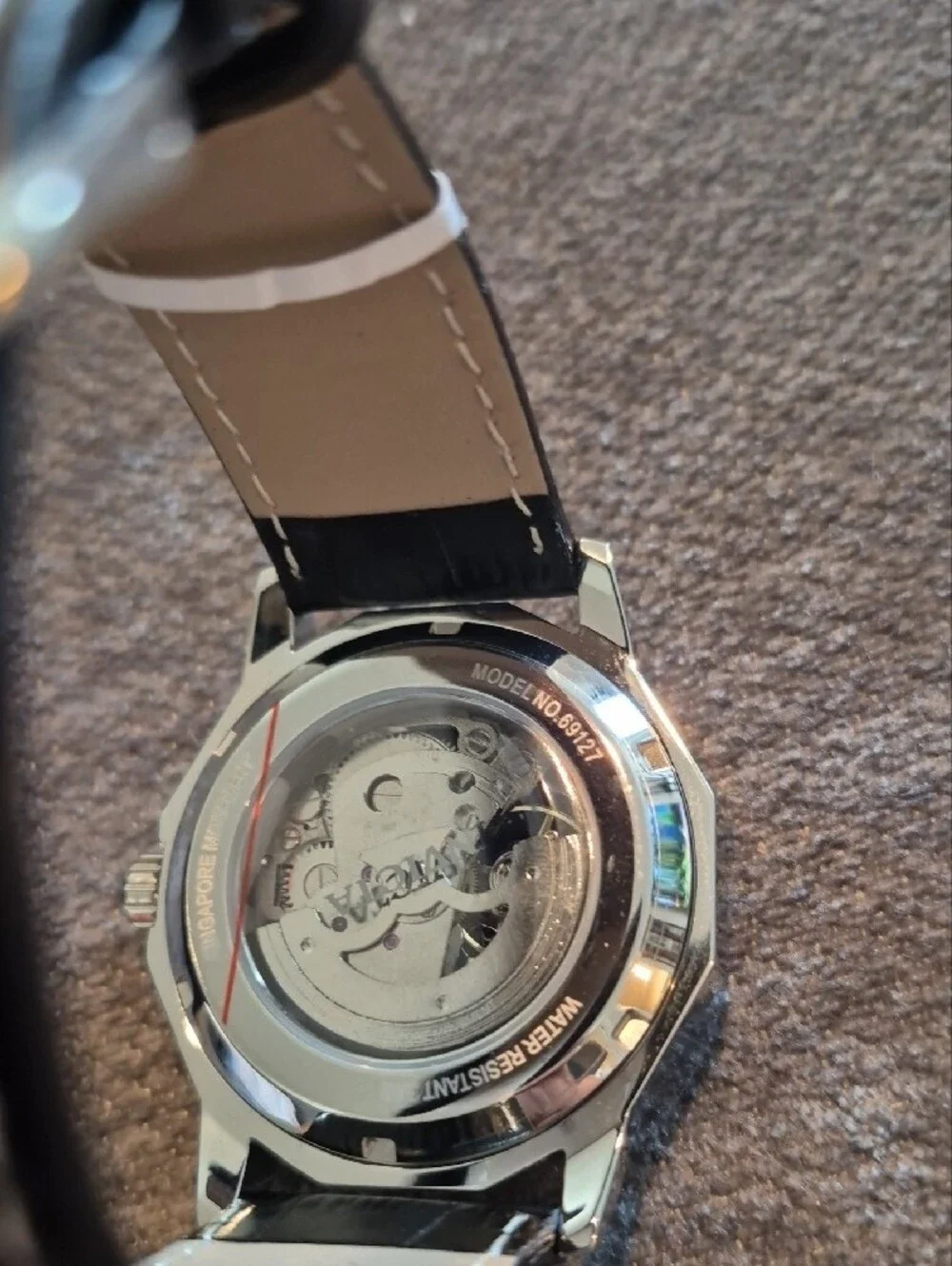 Invicta movement polished hands