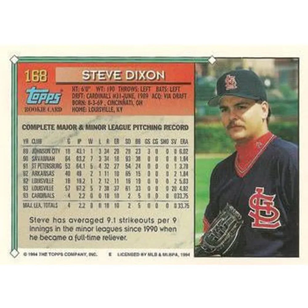 Topps 168 steve st
