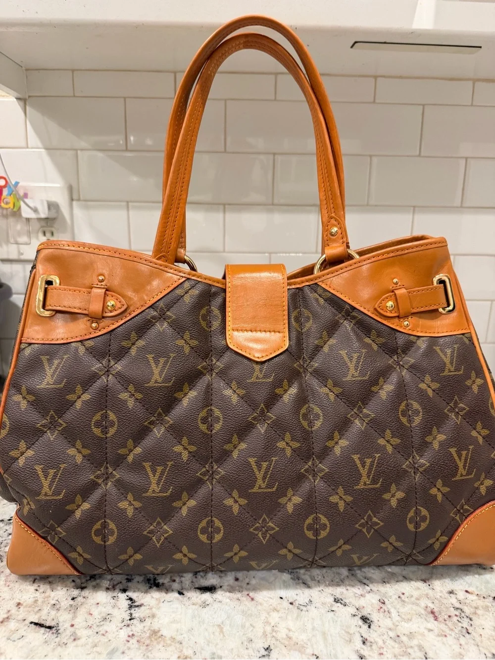 Louis Vuitton trim inside