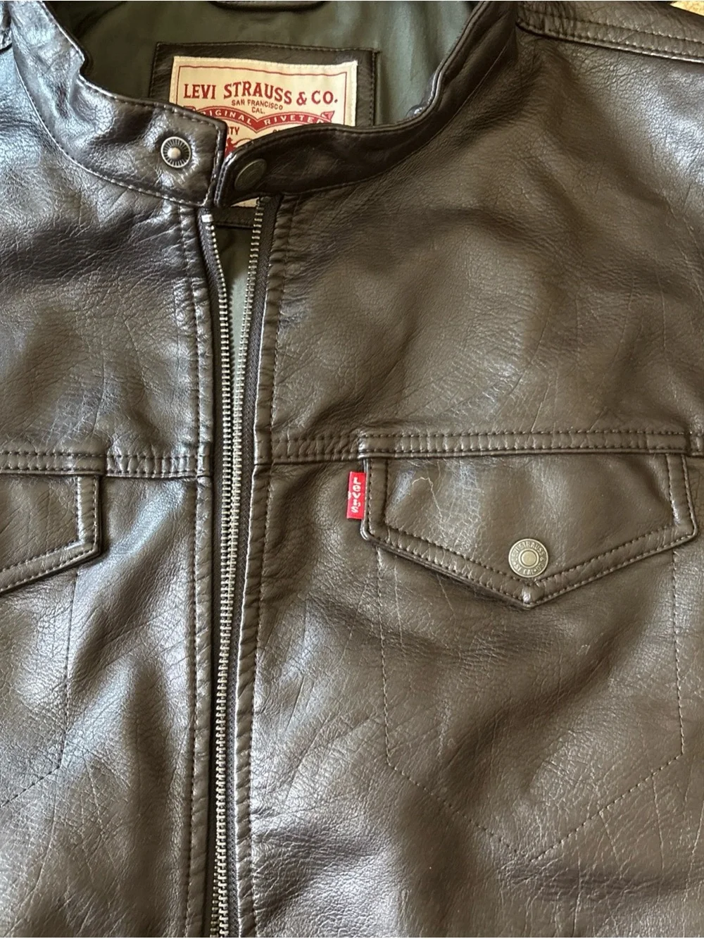 Levis polyester leather