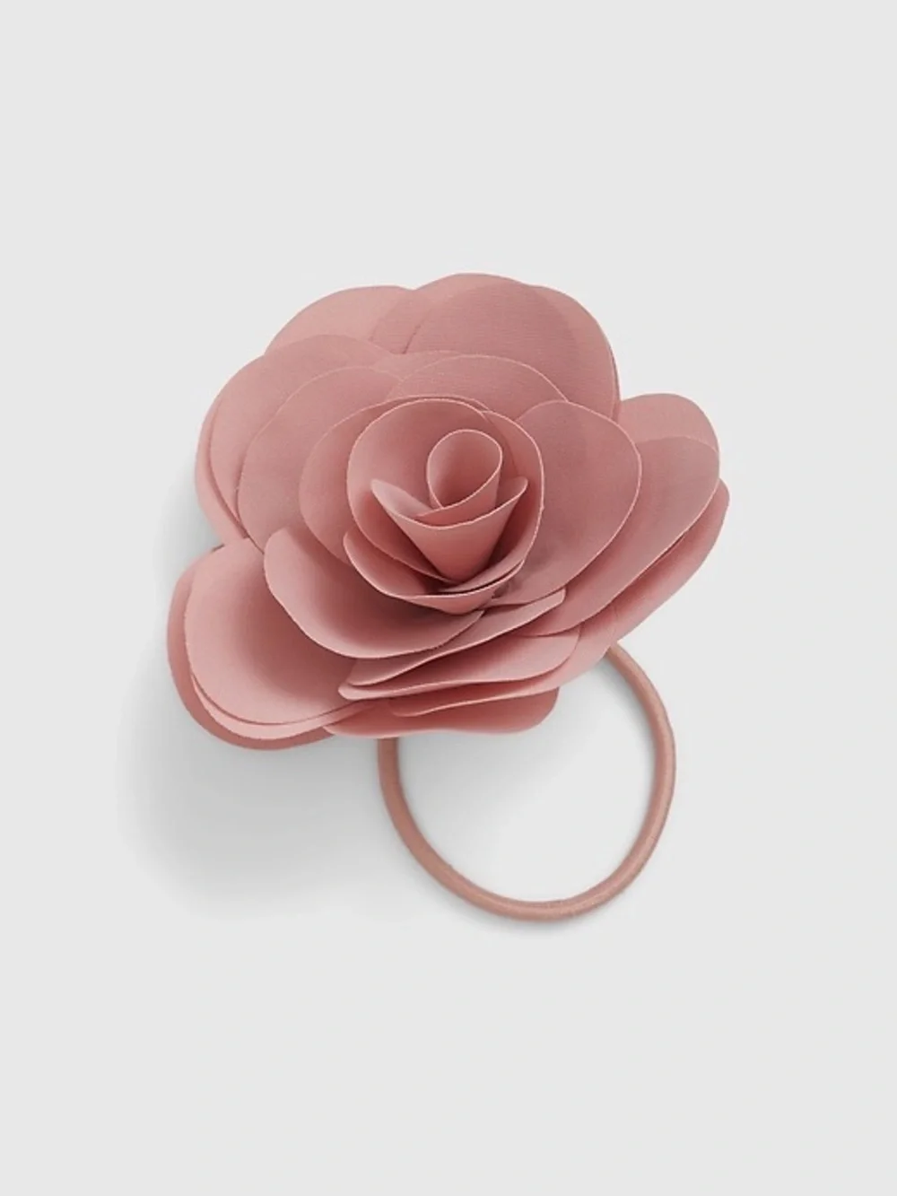 LoveShackFancy Dusty Rose Floral Hair Tie