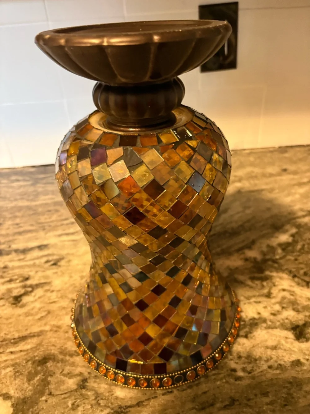 PartyLite decorative mosaic
