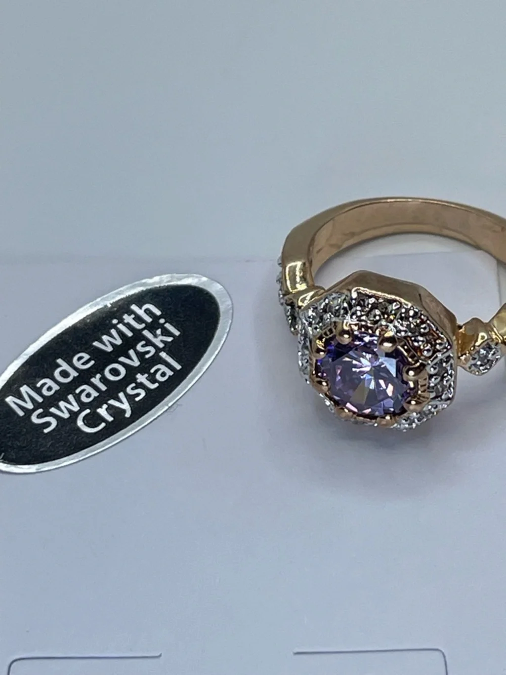 Swarovski purple sparkle