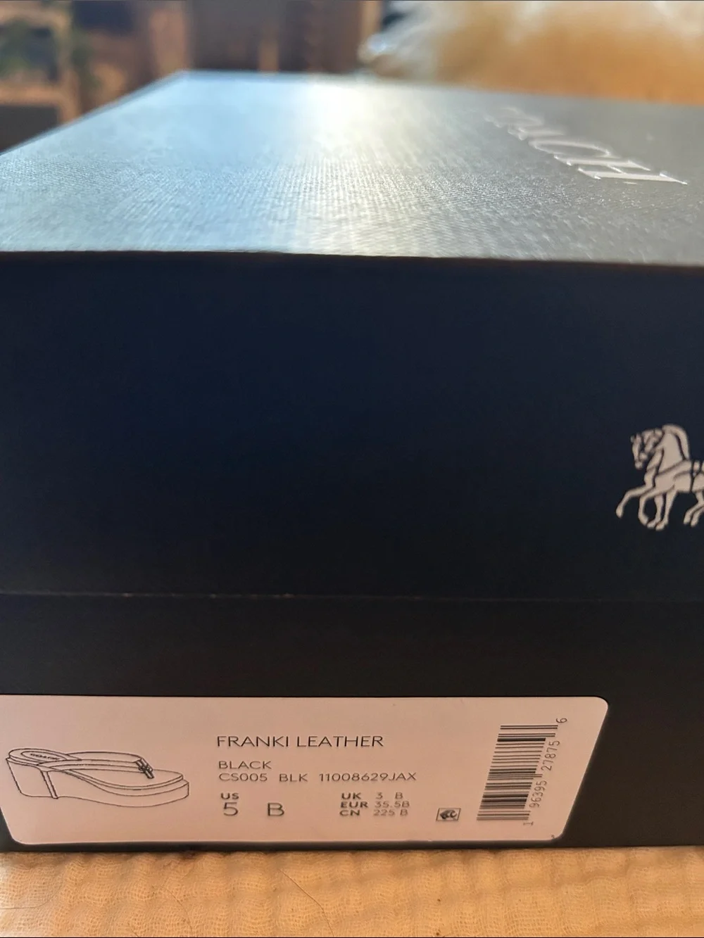 Coach platform thong