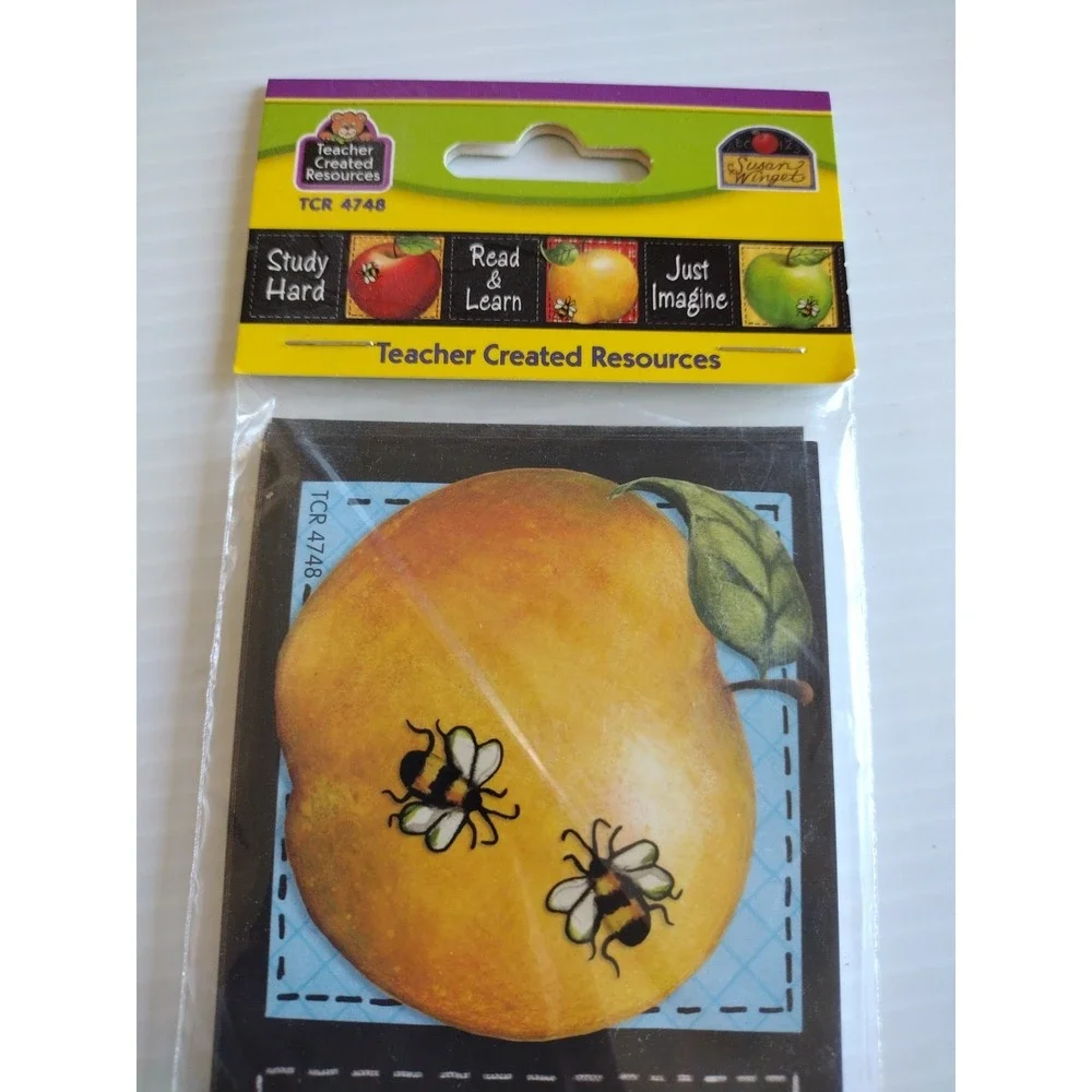 Teacher Created Resources‎ Susan Winget Colorful Apples Straight Border TCR4748
