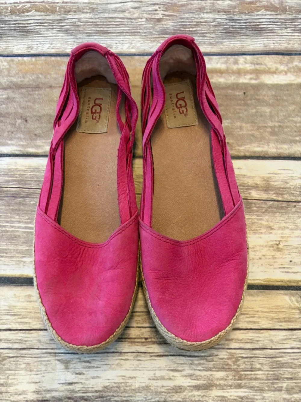 UGG‎ Women's Fuchsia Espadrille Flats