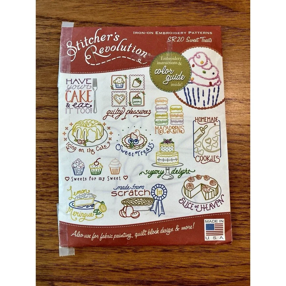 Stitcher’s Revolution Embroidery Pattern SR20 Sweet Treats