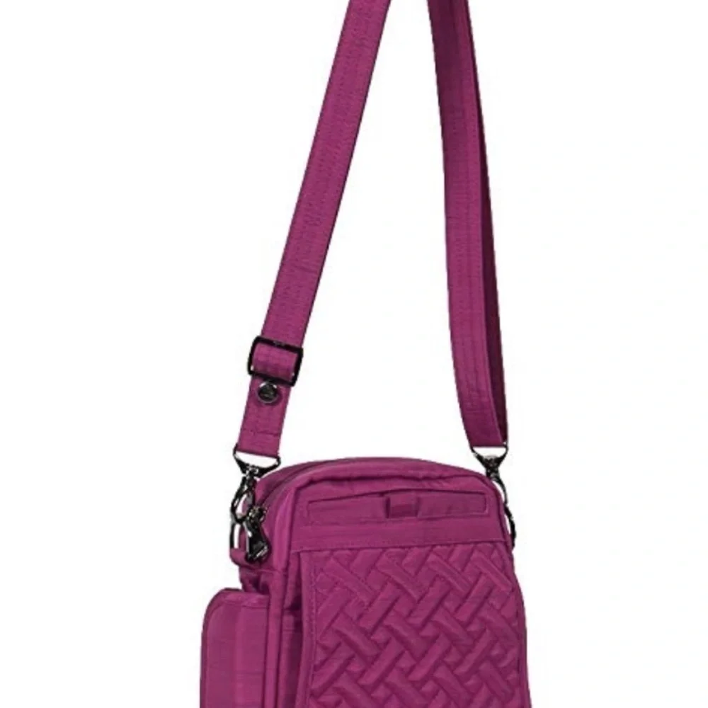 Lug Magenta Crossbody Bag