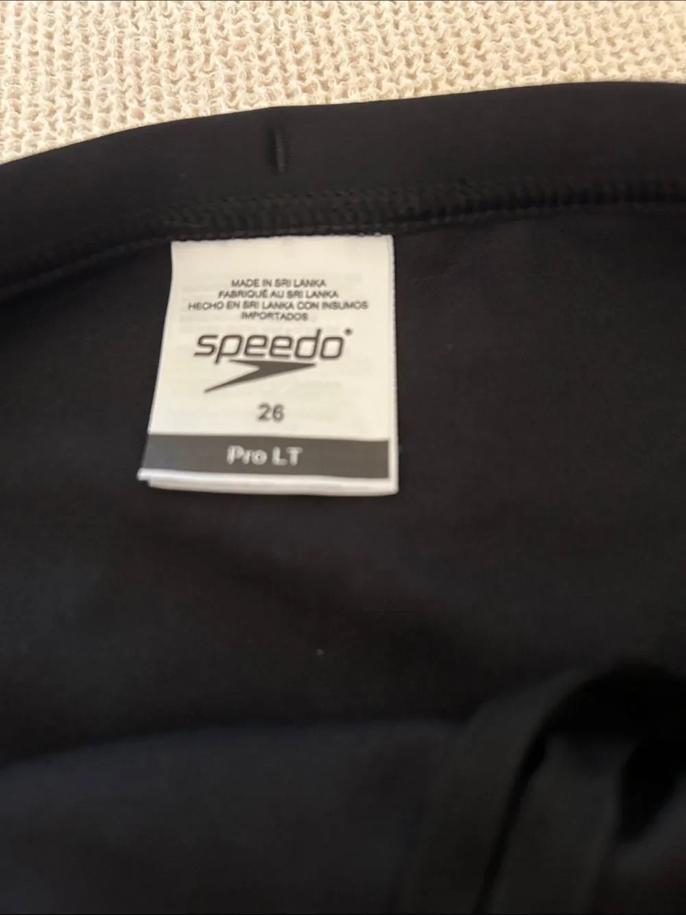 Speedo 82% polyester