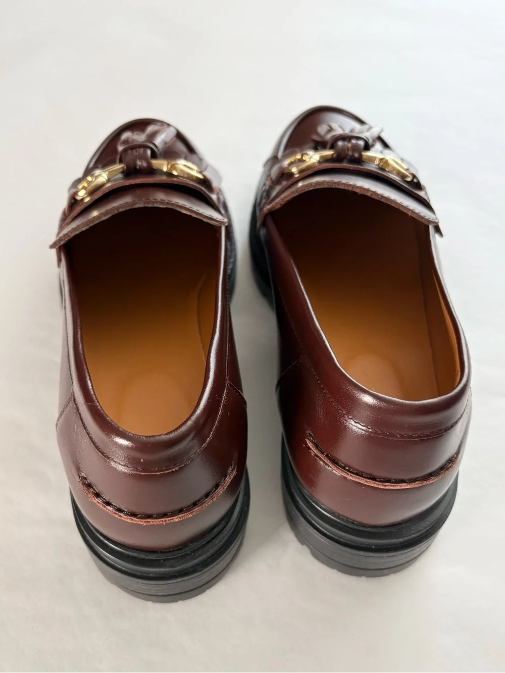 Sezane tassel loafers