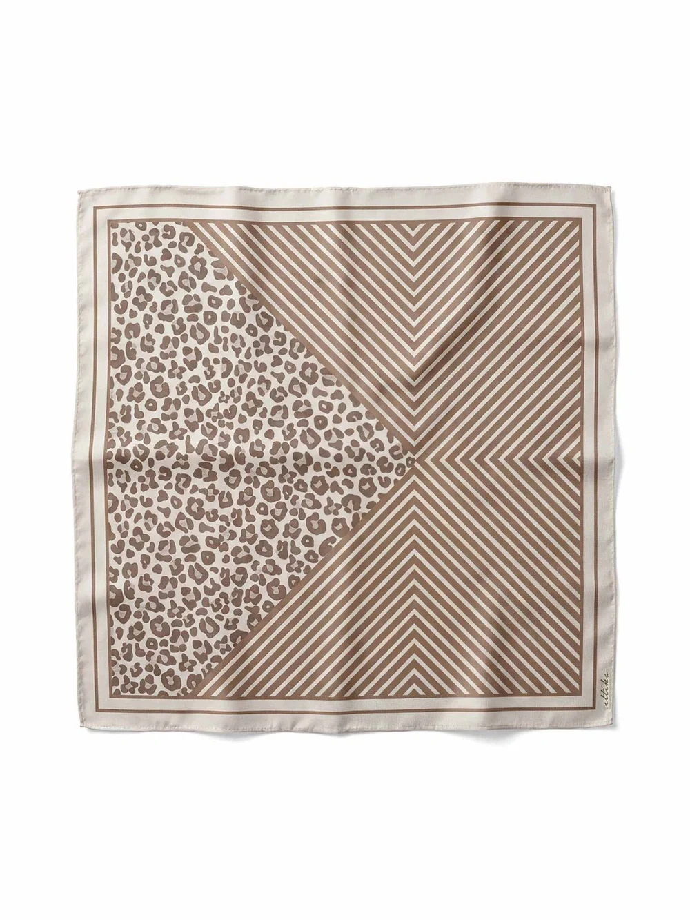 Ettika Neutral Animal Print Scarf