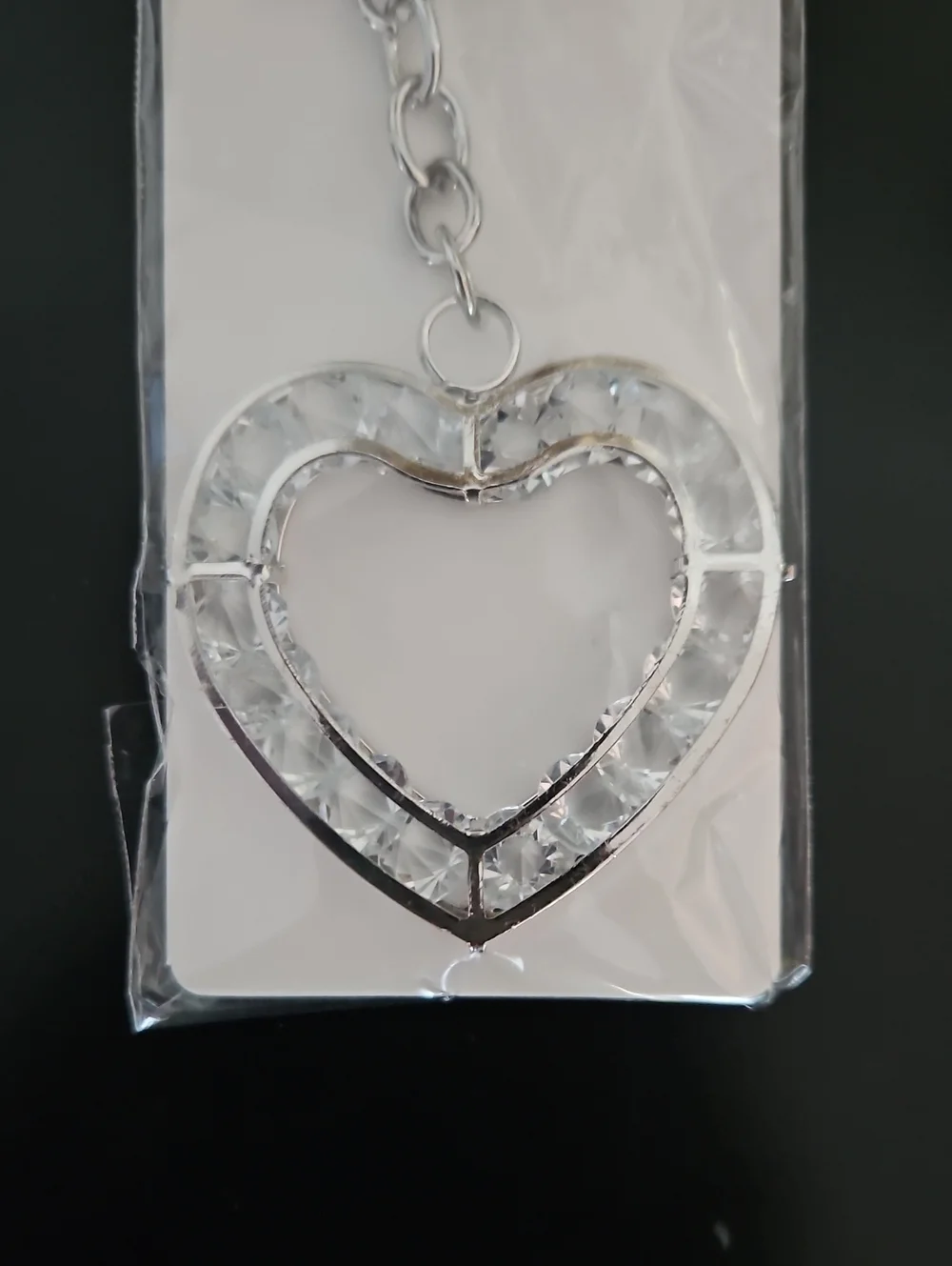 N/A sparkly silver