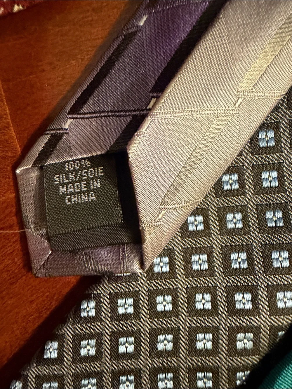 Various - see pics multipatterened tie multicolored