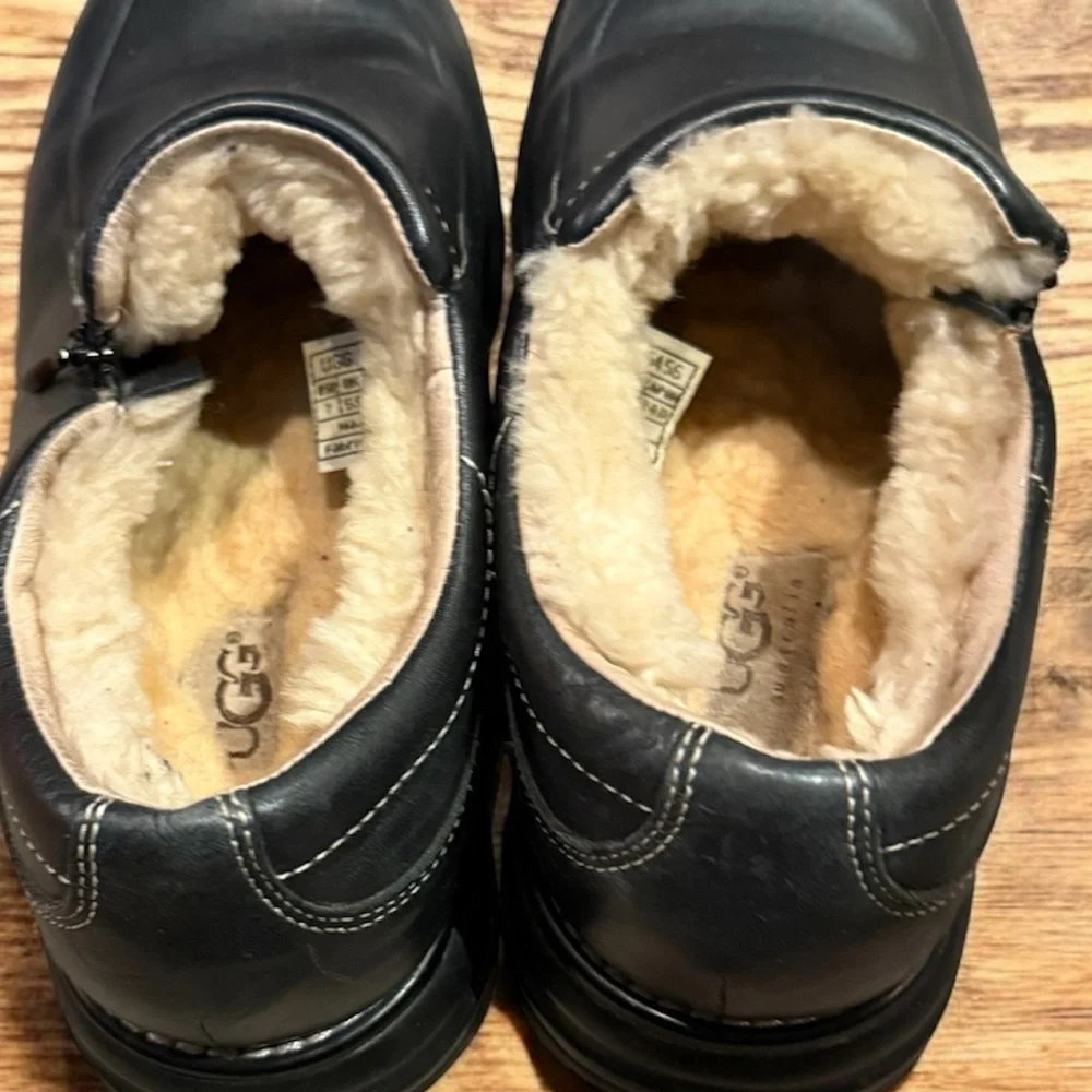 UGG black leather