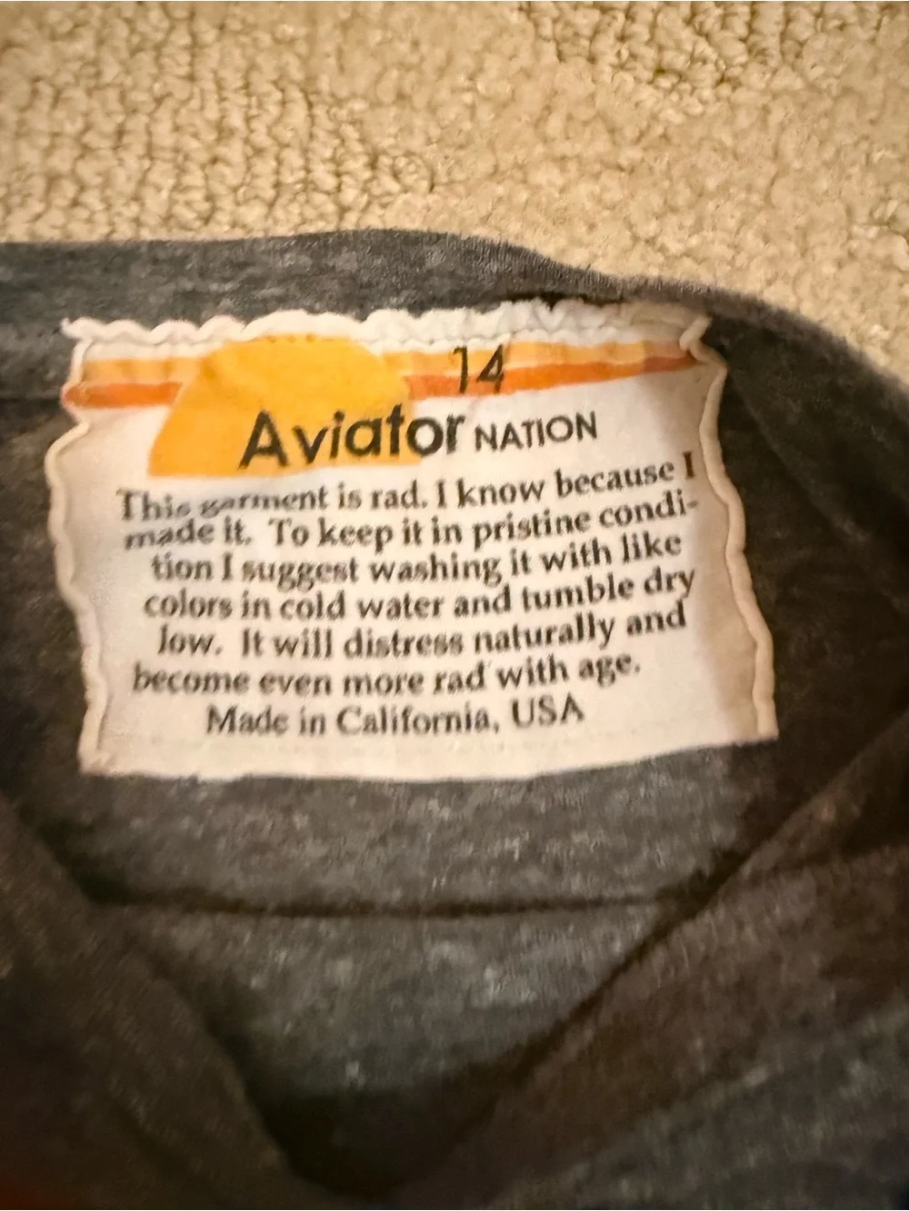 Aviator Nation stripe vintage everyday