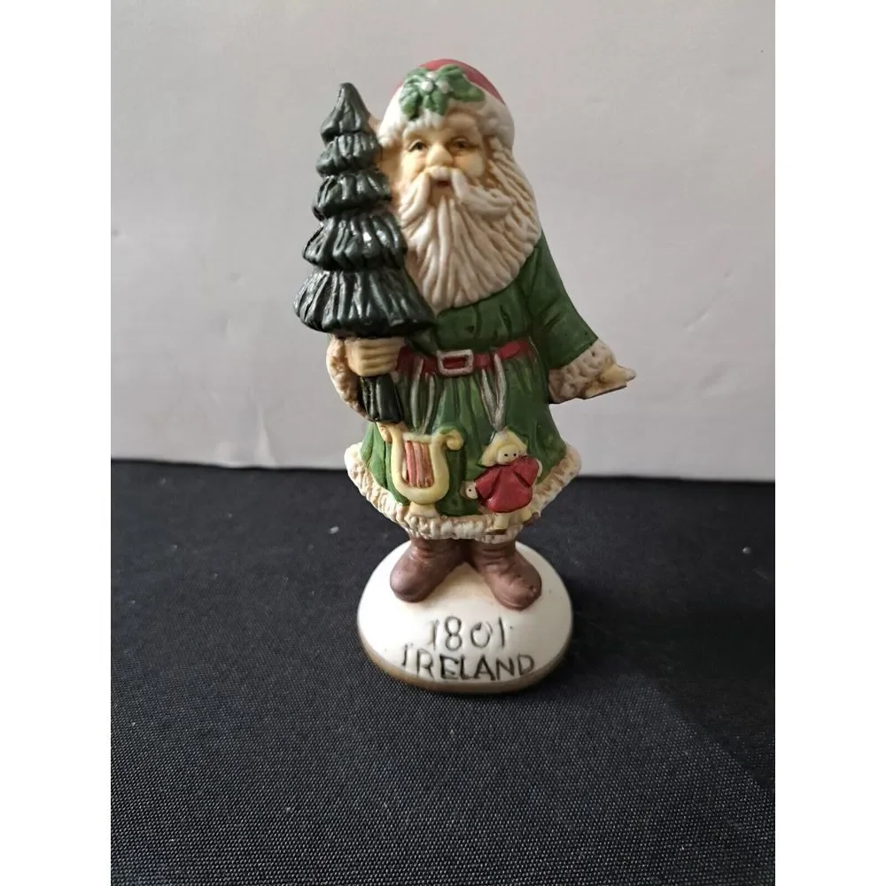 Antique Santa Collectible‎ 1801 Ireland Limited Edition Porcelain Statue - AS IS