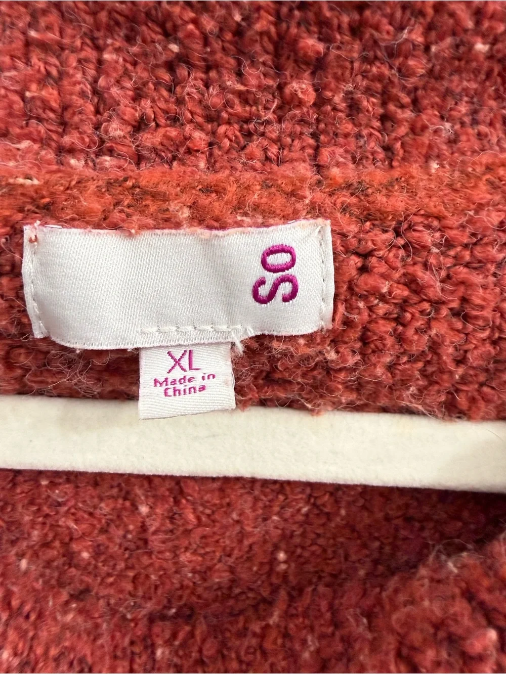 SO bouclé knit
