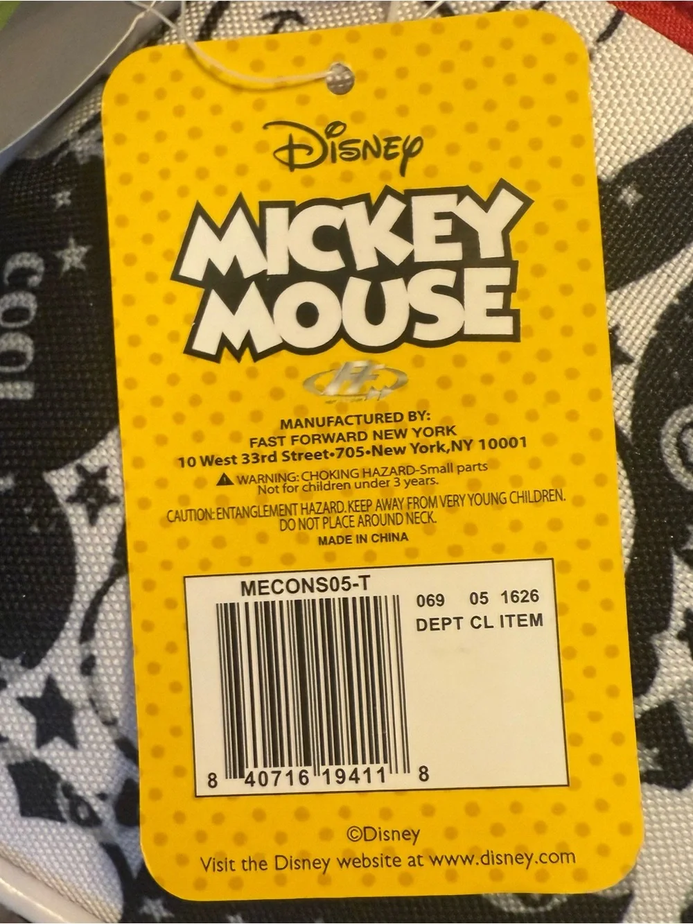 Disney new tag