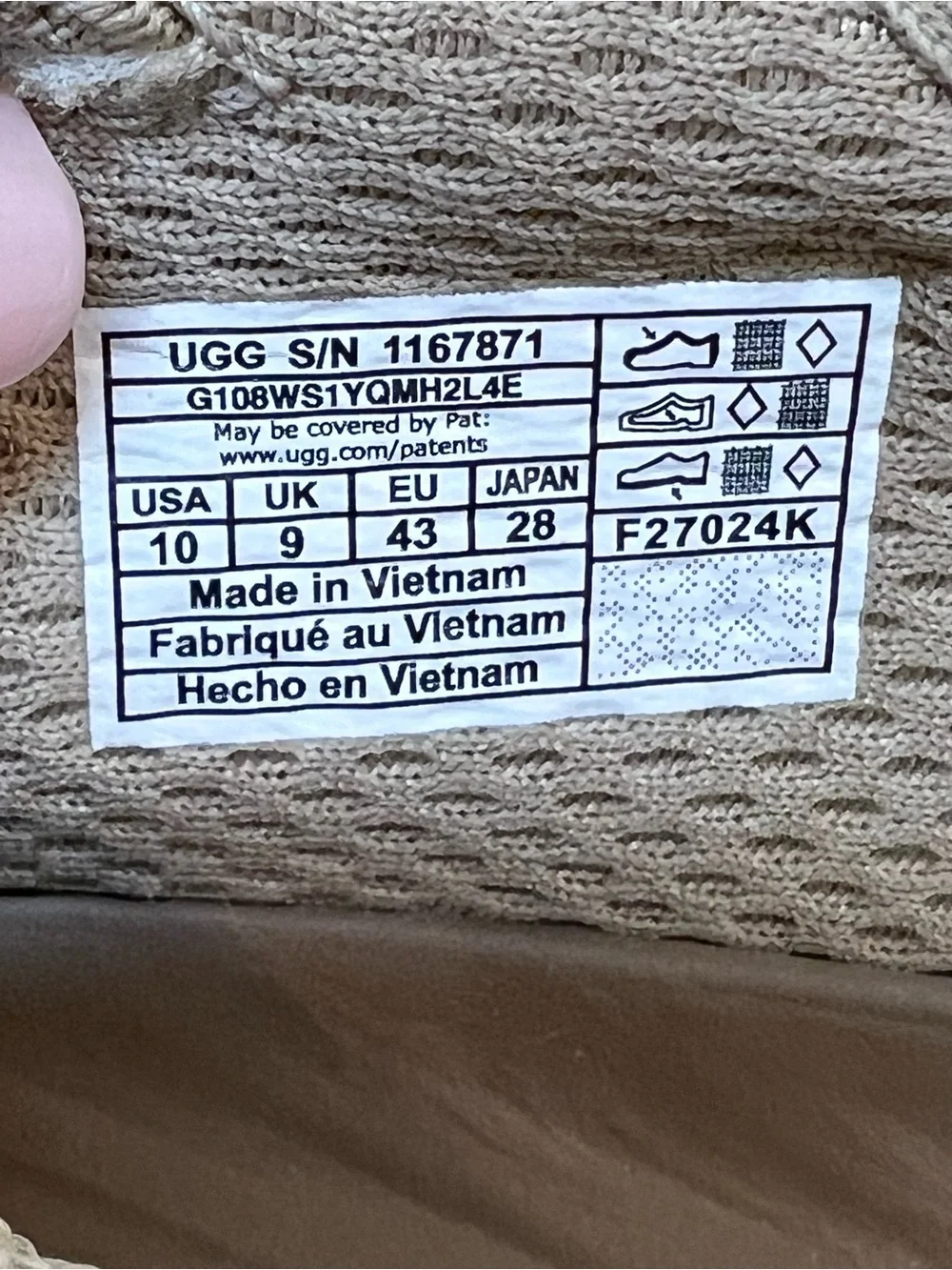 UGG lightweight slip