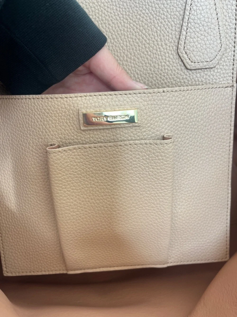 Tory Burch spacious pebbled