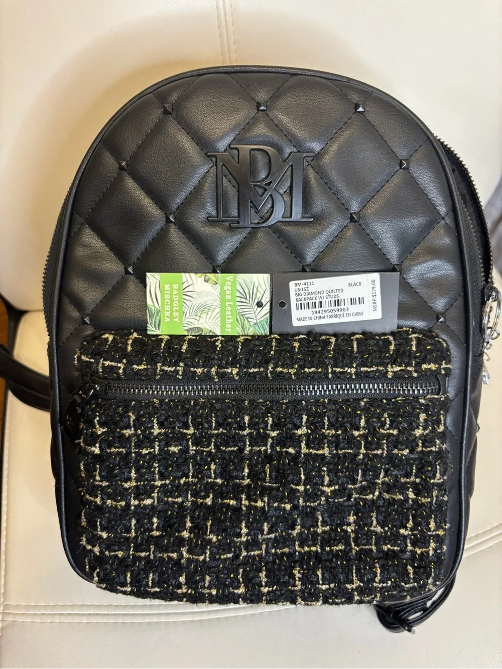 Badgley Mischka photos quilted