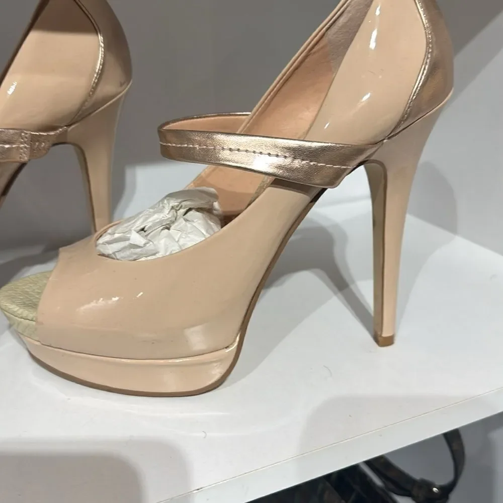 Jessica Simpson platform chic heels