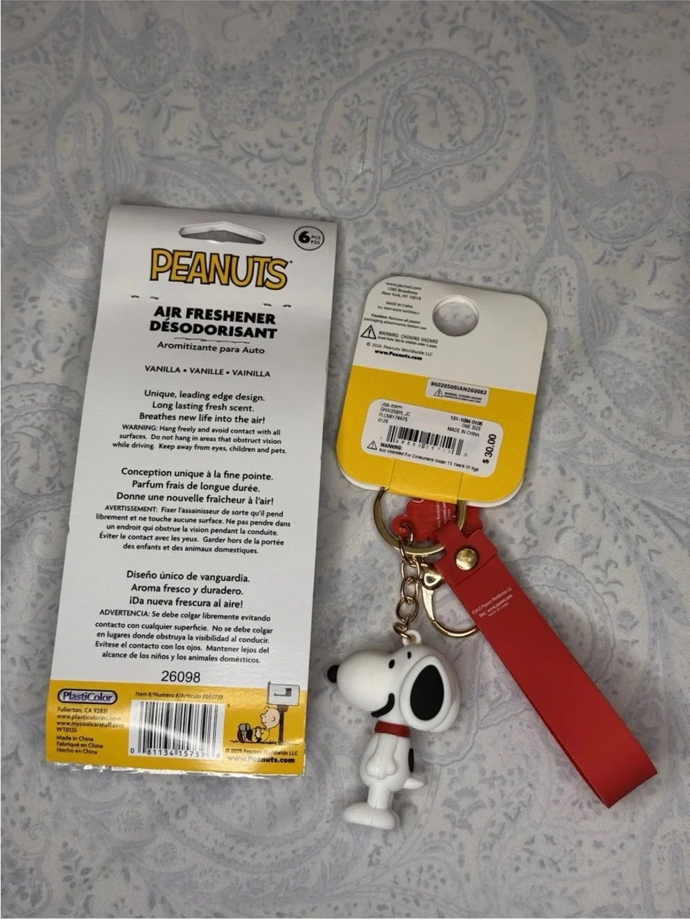 Peanuts set your fresheners