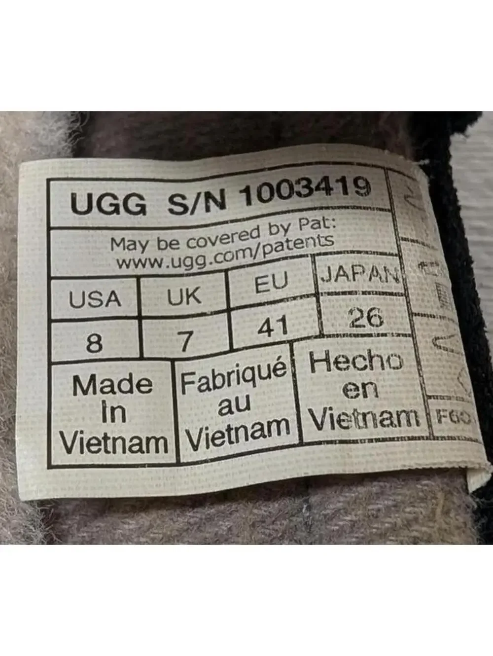 UGG men black