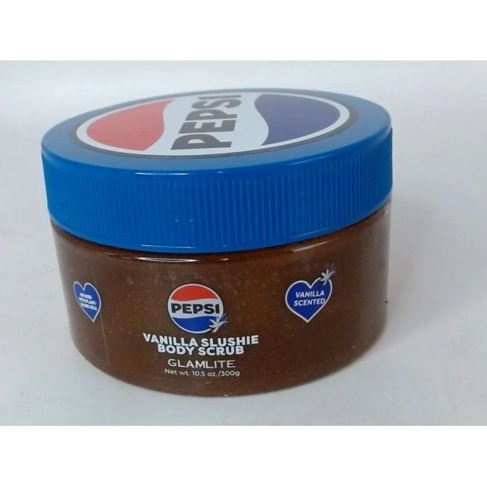 Glamlite x Pepsi, Vanilla Slushie Body Scrub, BRAND NEW, SEALED