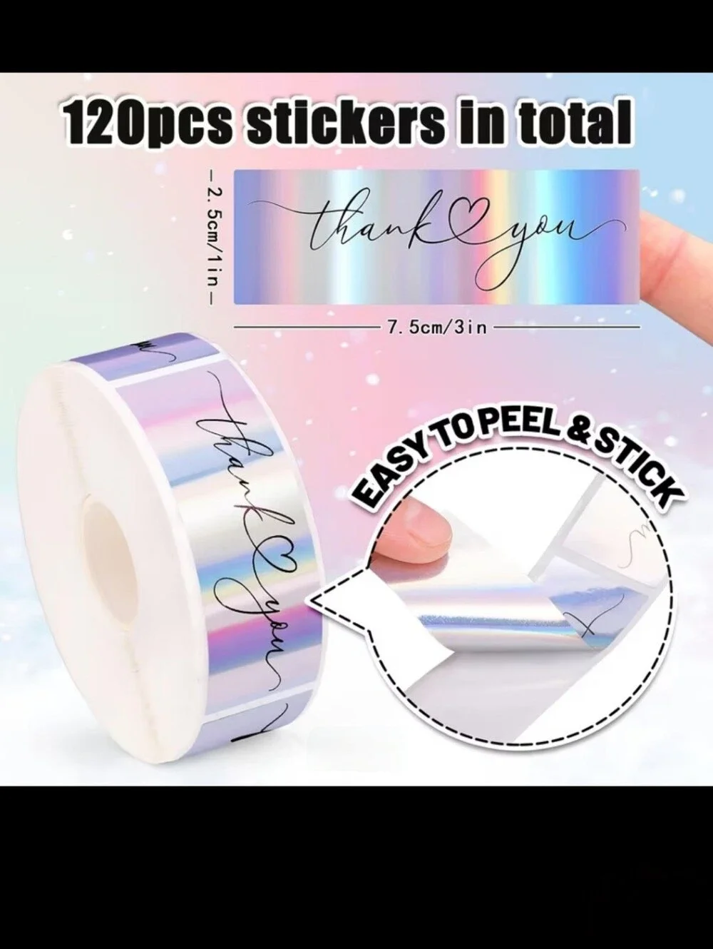 Shipping Supplies iridescent pastel