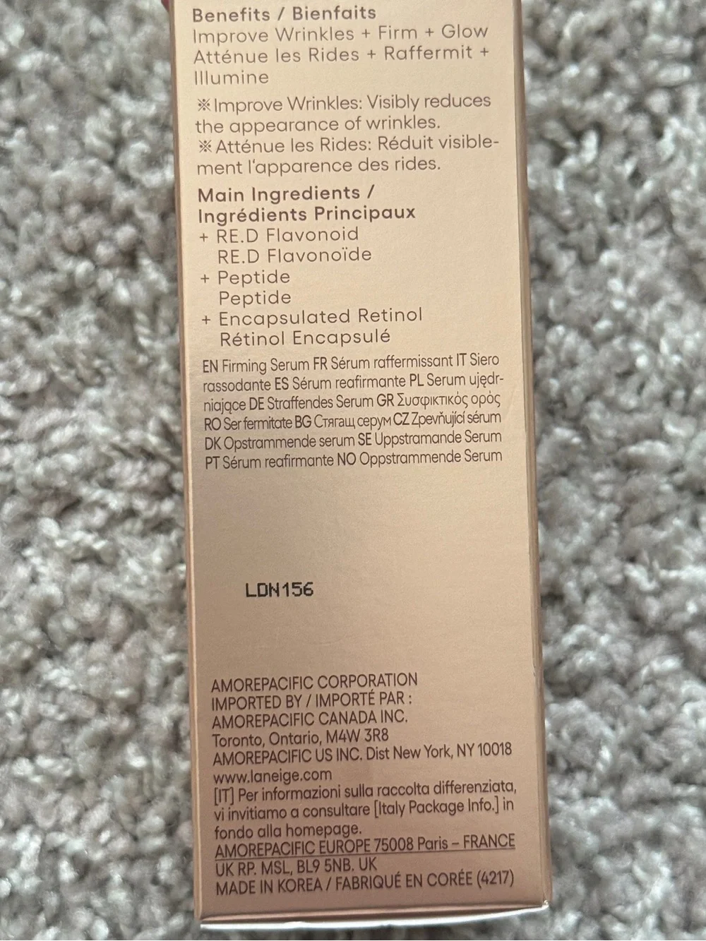 LANEIGE advanced serum
