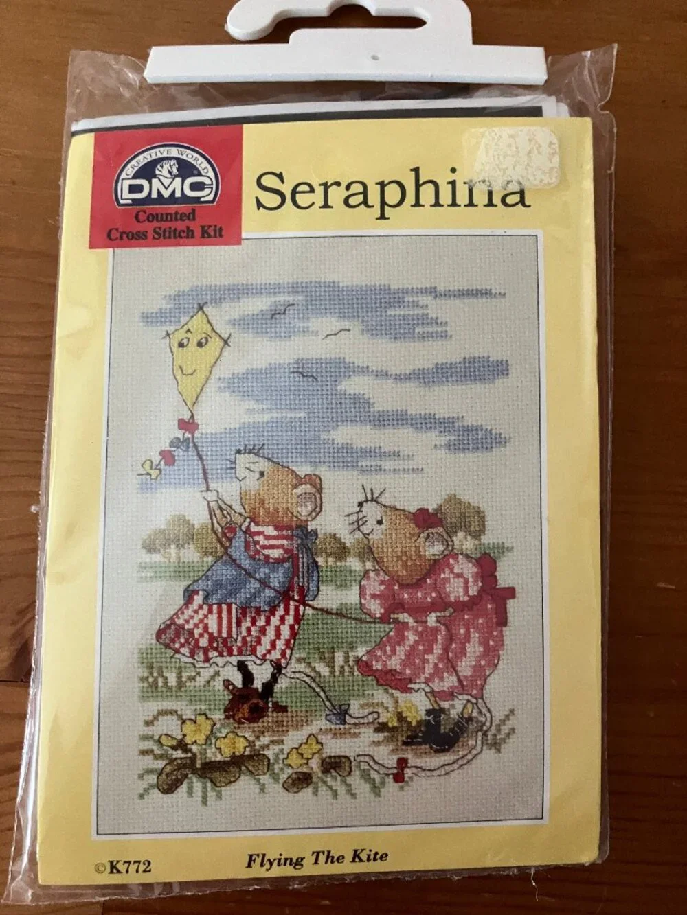 VTG SERAPHINA Conted Cross Stitch Kit 
