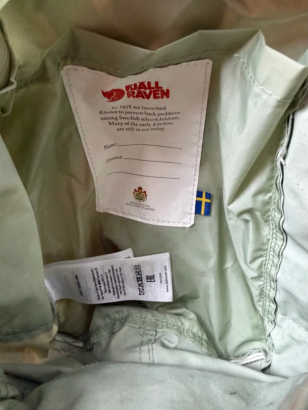 Fjallraven very lightly
